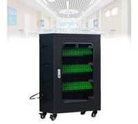 Rechargeable Mobile Phone Storage Locker with Wheels and Combination Lock, for School Church Airport Tablet Charging Cabinet