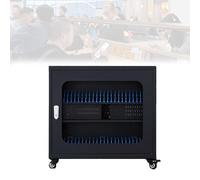 Rechargeable Mobile Phone Storage Locker with Wheels and Combination Lock, for School Church Airport Tablet Charging Cabinet