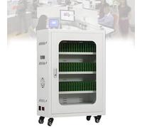 Rechargeable Mobile Phone Storage Locker with Wheels and Combination Lock, for School Church Airport Tablet Charging Cabinet