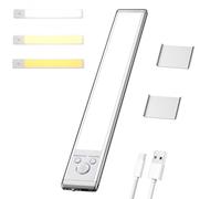 Rechargeable Motion Sensor LED Lights - Wireless, Energy-Saving for Indoor & Outdoor Use | Automatic Motion Detection | Long Battery Life | Ideal for Hallways, Closets, Stairs, and Kitchens (A,1PC)