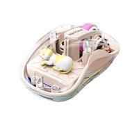 Rechargeable Mouse Cute Doll 3 Mode Mause With Power Display For Tablets B2G2 Kids Gift Laptop