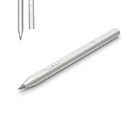 Rechargeable MPP 2.0 Tilt Pen Compatible for HP Touch Screen Devices | with Magnetic Barrel | with 4096 Levels Pressure, Right-Click & Erase Function | Silvery (3J122AA)