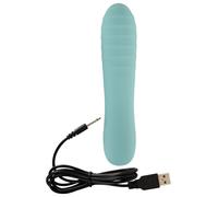 Rechargeable Multi-Program Anal Vaginal Soft Silicone Vibrator for Her