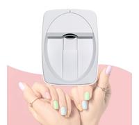 Rechargeable Nail Painting Machine,Print Clarity:2400 Dpi,Automatically Identify The Shape Of The Nail,For Nail Lovers,Outdoor Travel,Party,White