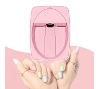 Rechargeable Nail Painting Machine,Print Clarity:2400 Dpi,Automatically Identify The Shape Of The Nail,For Nail Lovers,Outdoor Travel,Party,Pink