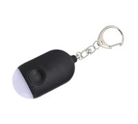 Rechargeable Personal Alarm 130mah Abs PC Clip on Black