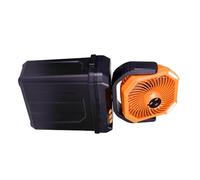 Rechargeable Personal Mister Fan With 6L Bucket Remotes Control 3 Misting Nozzle Battery Powered Handheld Misting Fans Cooling For Travel Concerts Camping Makeup