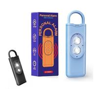 Rechargeable Personal Safety Alarm with LED Light, Compact Keychain Design for Bags, Keys & Backpacks, Loud Emergency Alert for Security & Peace of Mind