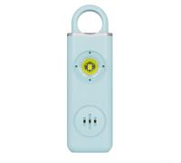 Rechargeable Personal Security Alarm Producing 130dB Sound and Featuring an Integrated SOS Light (Blue)