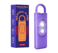 Rechargeable Personals Alarm With 2 LED Lights And 130dB Alerts For Outdoor Activity Emergencies Protections Selves Defense Alarm Keychain