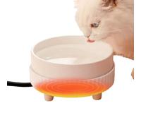 Rechargeable Pet Water Bowl Heater - Silent Thermal Dishes Dogs, Cat Puppies | Automatic Hot Feeding Accessory, Energy Efficient Drinking Container