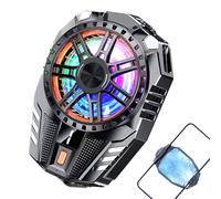 Rechargeable Phone Cooler | Compact Semiconductor Fan, Low Noise Cooling, Portable Temperature Controller | Lightweight Durable Construction, Protez