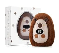 Rechargeable Plush Hand Warmer - Animal Design with Digital Display | Mini Portable USB Warmer Winter Style, Creative Gift Together with Girls and Boys by Pro