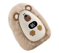 Rechargeable Plush Hand Warmer - Animal Design with Digital Display | Mini Portable USB Warmer Winter Style, Creative Gift Together with Girls and Boys by Pro