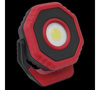 Sealey Pocket Floodlight LED700PR – COB 7W Rechargeable 360° with Magnet – Red