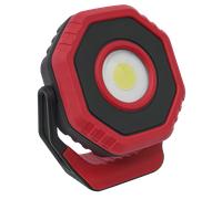 Rechargeable Pocket Floodlight with Magnet 360° 7W COB LED - Red - Sealey LED700