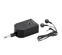 Rechargeable Pocket Guitar with Bass Overdrive Effects & Headphone for Quiet Practice Electric Guitar Amplifier