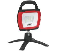 Rechargeable Portable Floodlight - 360 Degree Swivel - 36W SMD LED - Red
