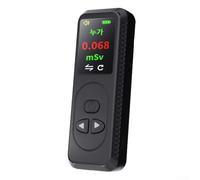 Rechargeable Portable Radiation Detector with 90mm Counter Tube for Enhanced Detection Accuracy (black)