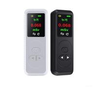 Rechargeable Portable Radiation Detector with 90mm Counter Tube for Enhanced Detection Accuracy (white)