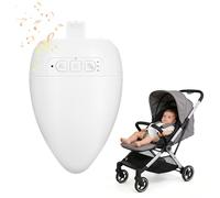 Rechargeable Pram Rocker with Soothing Music and Vibration,with Cry Activated Sensor & Minute Timer, Adjustable Rocking Motions & Volume, Hands-Free Portable Rocker Sleep Aid - Suitable for Newborns