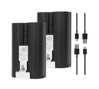 Rechargeable Ring Doorbell Battery Pack, Compatible with Ring Video Doorbell 2/3/4 and Spotlight Camera and Stick Up Camera, Battery 3.65V 6040mAh (2 battery)