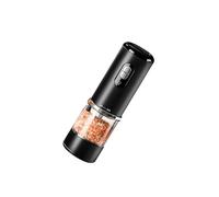 Rechargeable Salt and Pepper Mill Set Electric Grinder for Peppers Salt Adjustable Coarseness 100ml Clear Container Electric Grinder