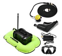 Rechargeable Scuba Diving Ventilator with Detachable Hose and Breathing Regulator, Explore 10/15m Depths for Recreational Diving & Fishing, 80000mAh