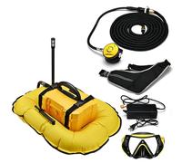 Rechargeable Scuba Diving Ventilator with Detachable Hose and Breathing Regulator, Explore 10/15m Depths for Recreational Diving & Fishing, 80000mAh