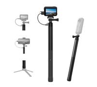 Rechargeable Selfie Stick Extension/Monopod Charging Handle 5000mAh(40.16"/102cm) Battery Charger Station for Go Pro Insta360 DJI Cameras/iPhone Android Phone Charging Pole (No phone holder included)