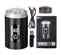 Rechargeable Shaver - Electric Waterproof Razor, Cordless Travel Trimmer | Compact Skin Care Grooming Tool, Portable Men's Facial Hair Shaver for Air Travel Kit, Business Trip Bag, Office Drawer
