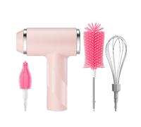 Rechargeable Silicone Bottle Brush Electric Cleansing Construction 3 Executive 12" Reach 1000mAh Battery Pace Setting Protein Agitator Radio Backpacking Dish Cleansing