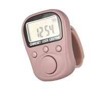 Rechargeable Silicone Rings Finger Counter 6 Digit LCD Display 7 Individual Channel for Workout Or Production Counting LED Backlights Finger Clickers