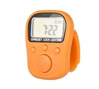 Rechargeable Silicone Rings Finger Counter 6 Digit LCD Display 7 Individual Channel for Workout Or Production Counting High Accuracy Counting Tool
