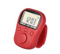 Rechargeable Silicone Rings Finger Counter 6 Digit LCD Display 7 Individual Channel for Workout Or Production Counting Ergonomic Finger Worn Counter