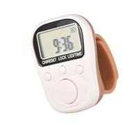 Rechargeable Silicone Rings Finger Counter 6 Digit LCD Display 7 Individual Channel for Workout Or Production Counting High Accuracy Counting Tool