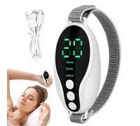 Rechargeable Sleep Aid Machine - Microcurrent Pulse Stimulator, Thermal Hot Compress Wrap, Calm Therapyy Device | Compact Handheld Soother for Better Rest, Anxiiety Pressure Relief Gear for Adults