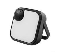 Rechargeable Solar Camping Lantern, 750 Lumens Brightness, IP44 Waterproof, Three Dimming Control, with Convenient Hanging Handle (black)