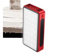 Rechargeable Solar Power Bank, Portable Solar Charger for Smartphone, 20000mAh Support 4 Devices with LED Light for Men Women Adults and Youth