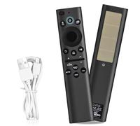 Rechargeable Solar Remote Replacement for Samsung Smart TV, Solarcell, USB-C/Type C Fast Charging, Voice&BT, Compatbile with Samsung Remote Control for Smart TV 2025-2018