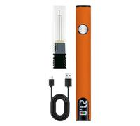 Rechargeable Soldering Iron Pen - Portable Cordless Welding Tool,led Battery Display, Three-Level Adjustable Voltage, 510 Connector | Soldering for Electrical Work, Arduino Projects, Automotive W