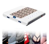 Rechargeable Sole Cleaning Machine, 2600mAh Automatic Induction Shoe Polisher, Electric Shoe Polisher for Hotel Entrance Hall Sales Center, Instead of Shoe Covers Machine