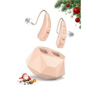 Rechargeable Sound Device for Adults & Seniors - Noise Cancelling, Lightweight & Discreet Design, 2 Modes, 20-Hour Battery, Easy Touch Control