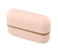 Rechargeable split type magnetic hand warmer 3000mAh with double sided heating and precise temperature adjustment for outdoor use (pink)