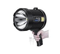 Rechargeable Spotlight 100000 Lumens Led Spot Lights Handheld Large Flashlight Super Bright Outdoor Solar Spotlights