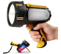 Rechargeable Spotlight 1650LM and 900m Beam,13000mAh Powerful LED Torch Super Bright, Handheld Searchlight with Adjustable Stand, IP67 Waterproof Large Flashlight for Hunting/Camping/Emergency