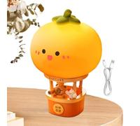 Rechargeable Table Illuminant - Capybara Silicone LED Night Light, Khaki Hot Air Balloon | Versatile Capybara Night Light with Long Battery Life, Cute Beacons for Living Rooms