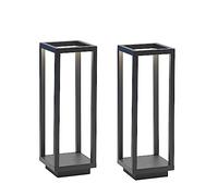 Rechargeable Table Lamp, LED Cordless Desk Lamp, 3000Mah Battery Operated Portable Table Light, 3 Color Stepless Dimming Up to 24 Hours Usage for Restaurant/Indoor/Outdoor,2Pack