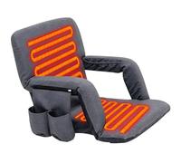 Rechargeable Thawing Pillow with 3 Heat Settings Insulated Substance Excellent for Stadium Chairs Fishing Excursions Outdoor Gatherings Transportable Warmed Seat Pillow