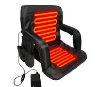 Rechargeable Thawing Pillow with 3 Heat Settings Insulated Substance Excellent for Stadium Chairs Fishing Excursions Outdoor Gatherings Transportable Warmed Seat Pillow